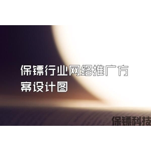 保镖行业网络推广方案设计图