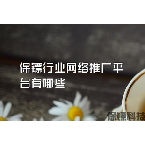 保镖行业网络推广平台有哪些