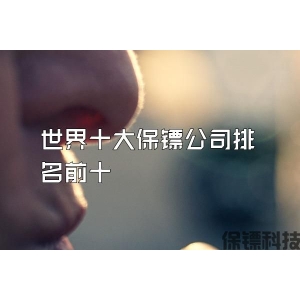 世界十大保镖公司排名前十