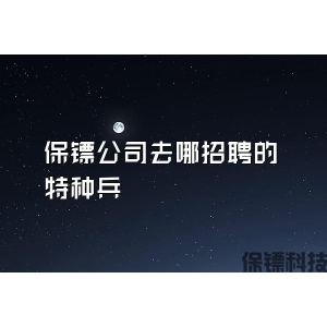 保镖公司去哪招聘的特种兵