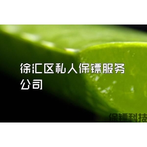 徐汇区私人保镖服务公司