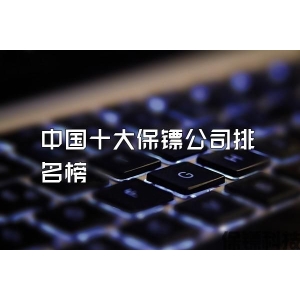 中国十大保镖公司排名榜