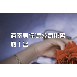 海南男保镖公司排名前十名