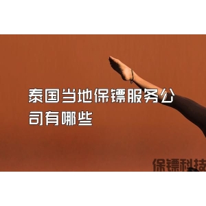 泰国当地保镖服务公司有哪些