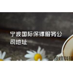 宁波国际保镖服务公司地址