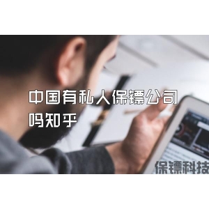 中国有私人保镖公司吗知乎