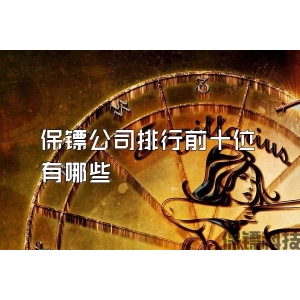 保镖公司排行前十位有哪些