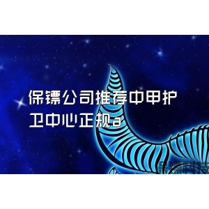 保镖公司推荐中甲护卫中心正规a