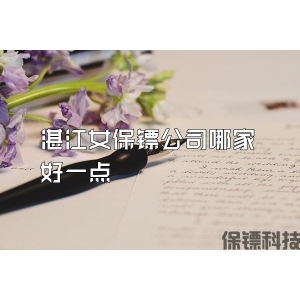 湛江女保镖公司哪家好一点