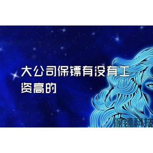 大公司保镖有没有工资高的