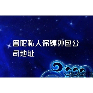 普陀私人保镖外包公司地址