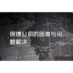 保镖公司的困难与问题解决