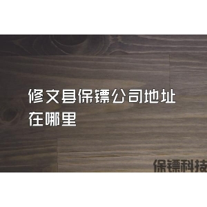 修文县保镖公司地址在哪里