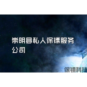 崇明县私人保镖服务公司