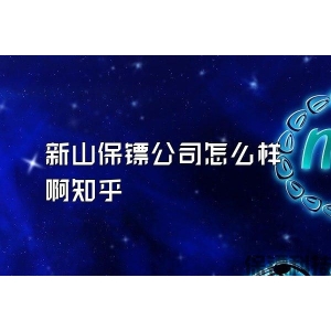 新山保镖公司怎么样啊知乎