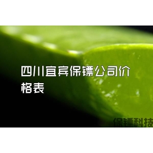 四川宜宾保镖公司价格表