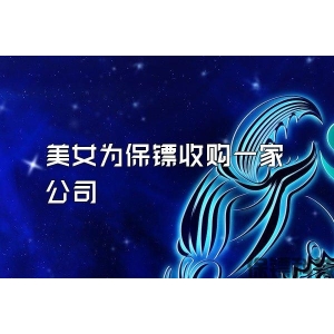 美女为保镖收购一家公司