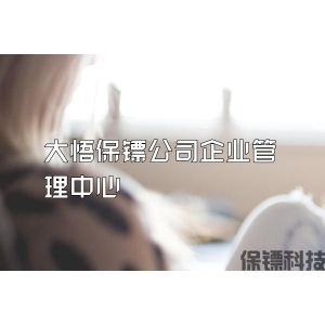 大悟保镖公司企业管理中心