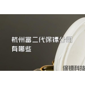 杭州富二代保镖公司有哪些
