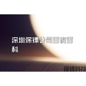 深圳保镖公司百度百科