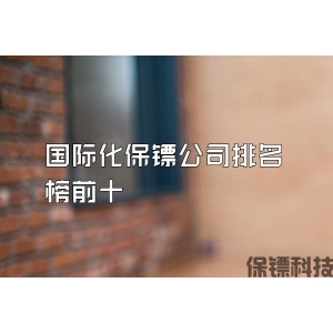 国际化保镖公司排名榜前十