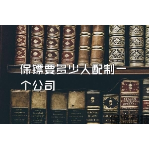 保镖要多少人配制一个公司
