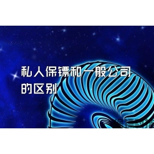 私人保镖和一般公司的区别