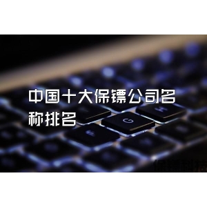 中国十大保镖公司名称排名