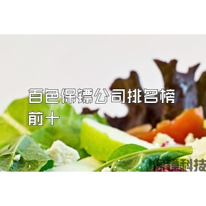 百色保镖公司排名榜前十