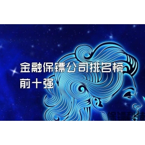 金融保镖公司排名榜前十强