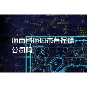 海南省海口市有保镖公司吗