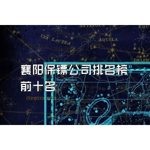 襄阳保镖公司排名榜前十名